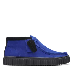 Clarks Torhill Hi in Blauem Wildleder
