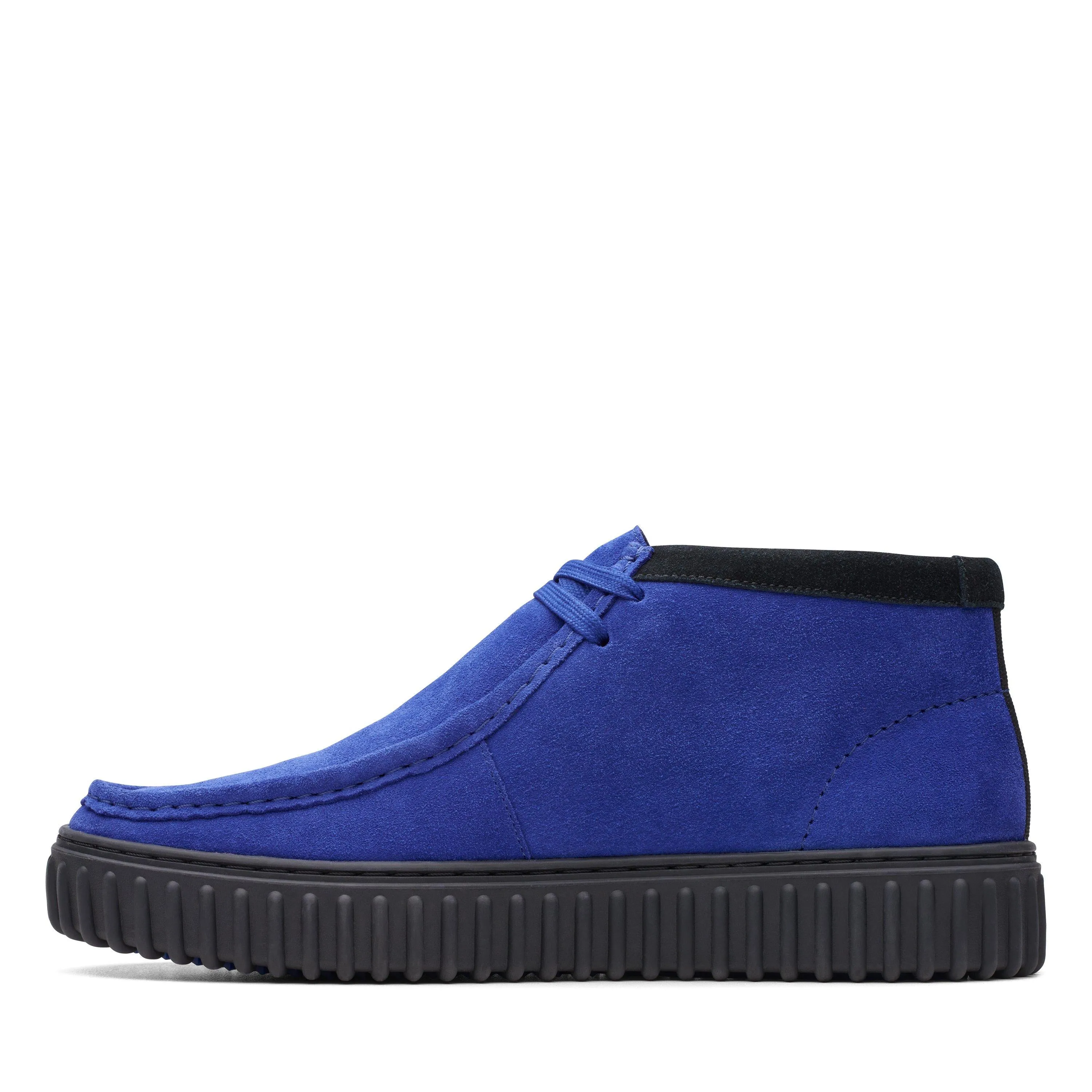 Clarks Torhill Hi in Blauem Wildleder