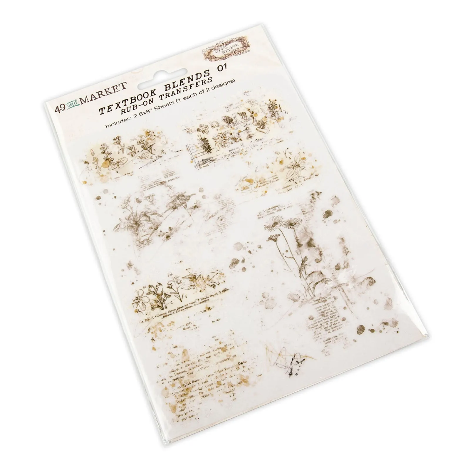 49 And Market Rub On Transfers - Textbook Blends 01 matte professional