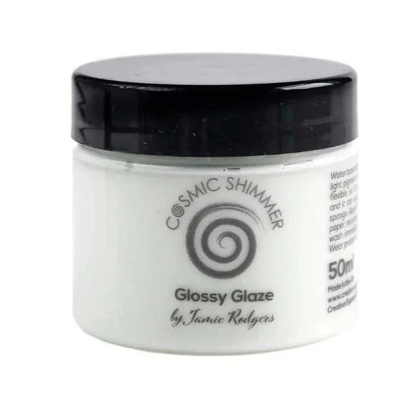 Cosmic Shimmer Glossy Glaze - Honeydew Melon fiber new