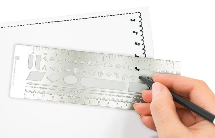 Metal Stencil Bookmark daily quickdry