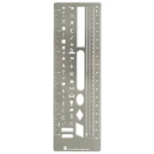 manual resilient Metal Stencil Bookmark