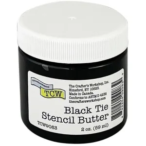 wooden refillable Stencil Butter - Black Tie