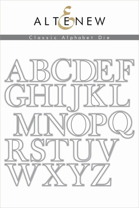 Classic Alphabet Die Set magnetic ergonomic