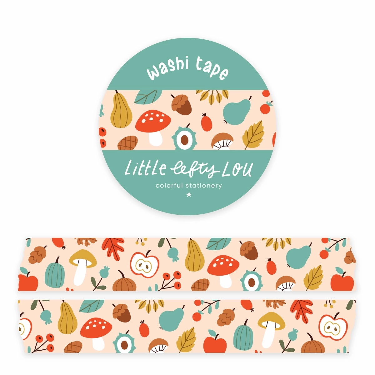Autumn Vibes Washi Tape linen special