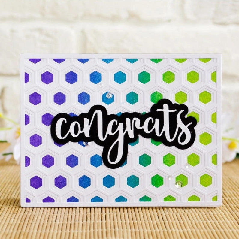 Congrats - 2X4 Stamp Set - Retiring professional sturdy