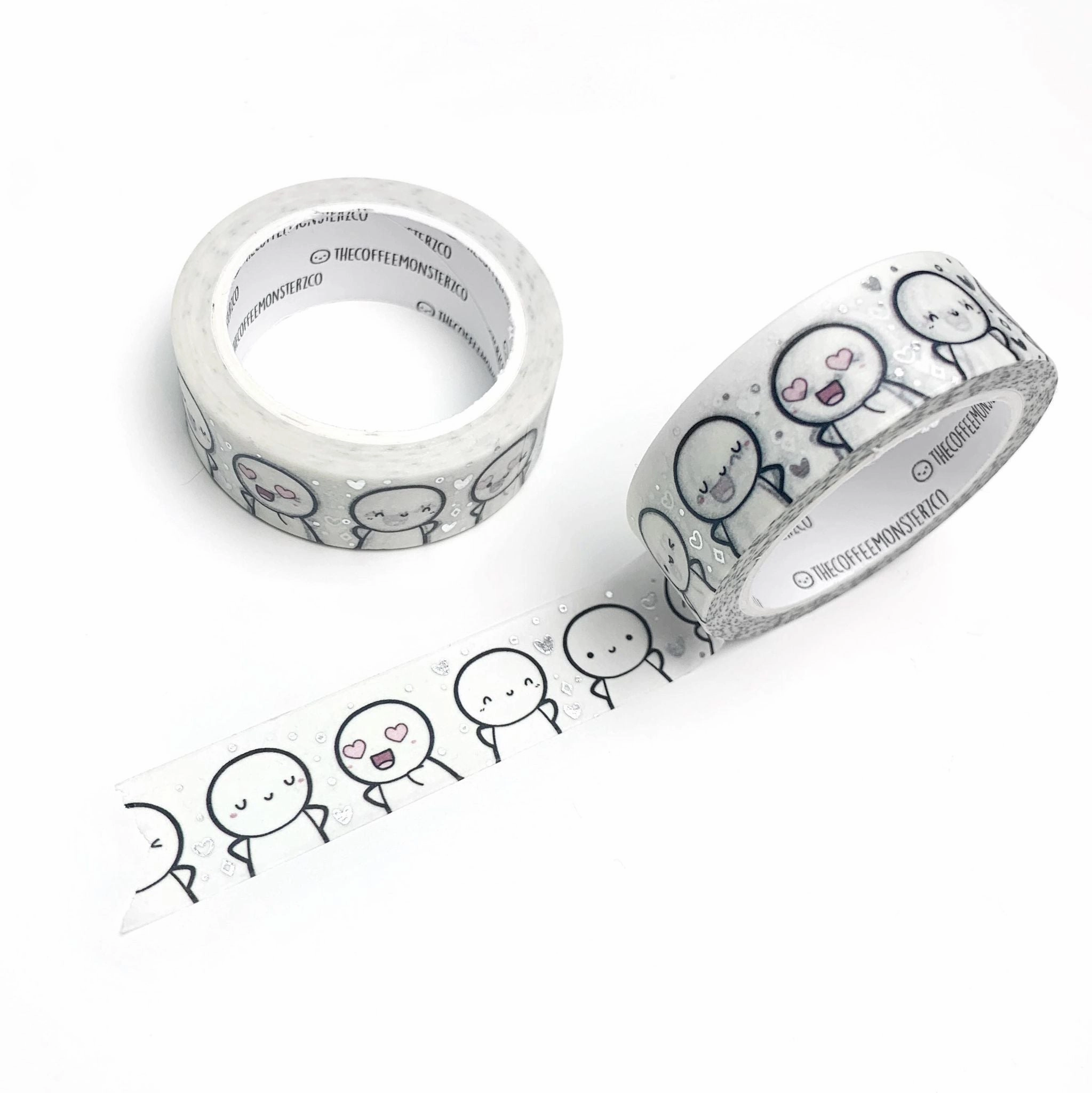 earthy Classic Emoti Washi Tape Thecoffeemonsterzco