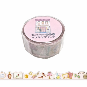 magnetic round Fashion Boutique Washi Tape - Kotorimachi Shopping Street Mall