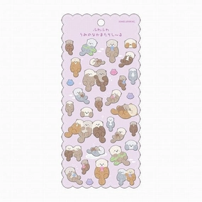 special Fuzzy Otter Friends Sticker Sheet