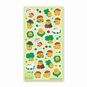 multipurpose strong Lucky Duckies Sticker Sheet
