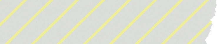 Neon Yellow Stripe Washi Tape Mast short single