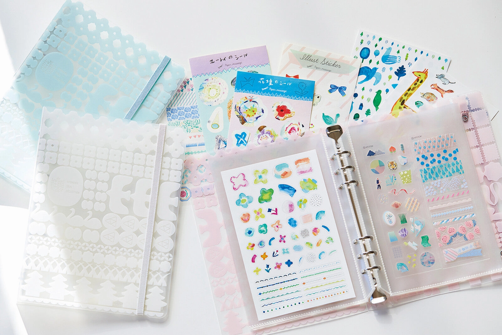 Otona Sticker File Binder Type Pink A5 popular ceramic