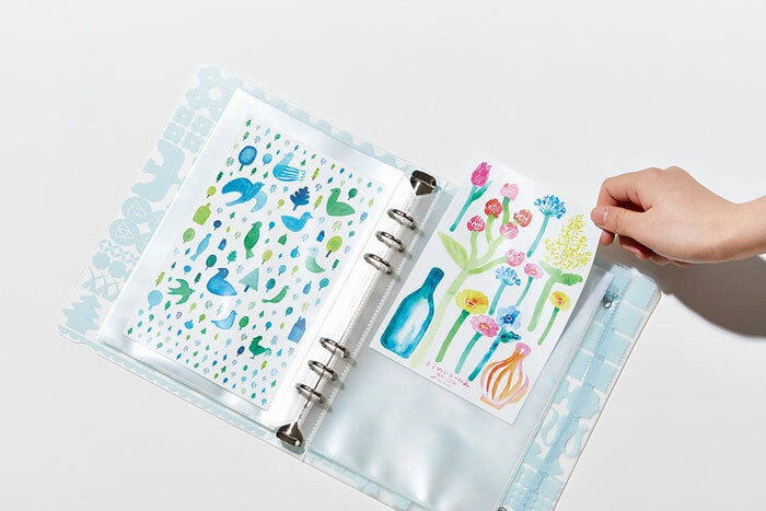 original bulk Otona Sticker File Binder Type Pink A5