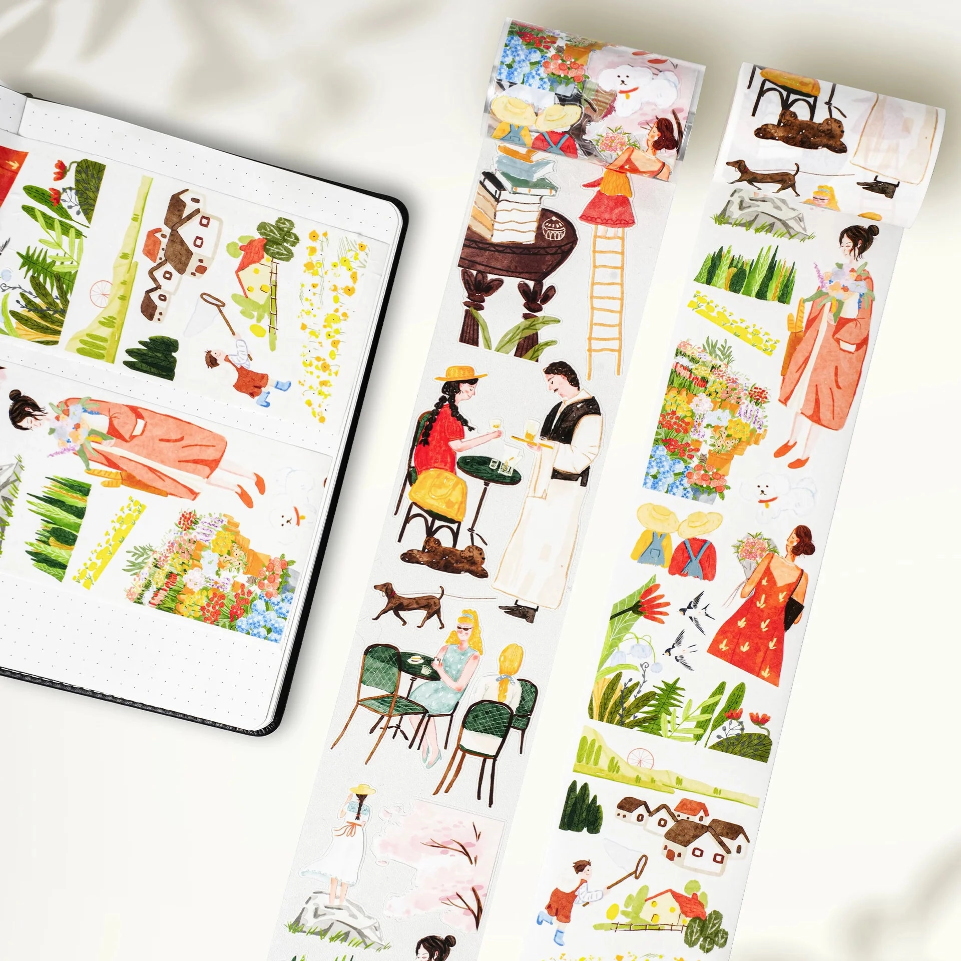 affordable Pre-Cut Hillside Moments Wide Washi / Pet Tape