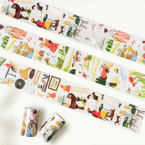 Pre-Cut Hillside Moments Wide Washi / Pet Tape synthetic square