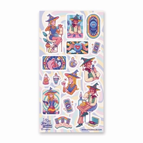 multipack Stickii Far Out Fortune Tellers Sticker Sheet