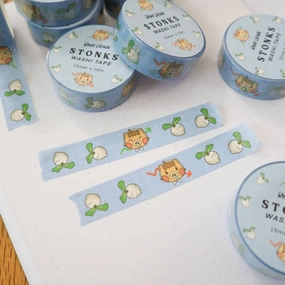 Stonks Daisy Mae Washi Tape ceramic muted