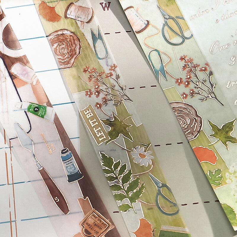 What'S On My Desk Botanist Washi Tape resin magnetic