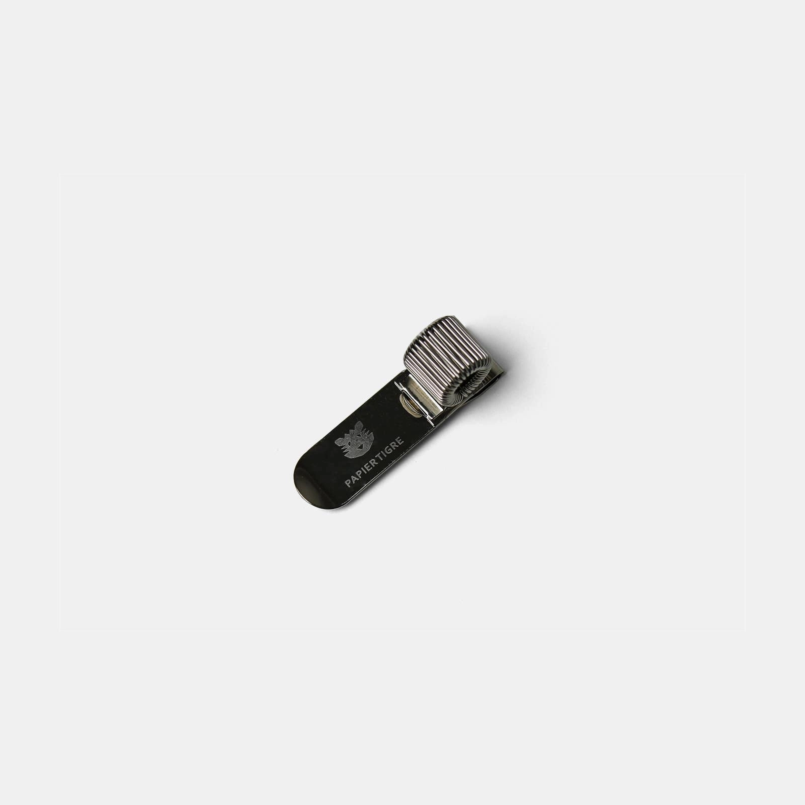 ceramic cotton Clip Pen Holder // Silver
