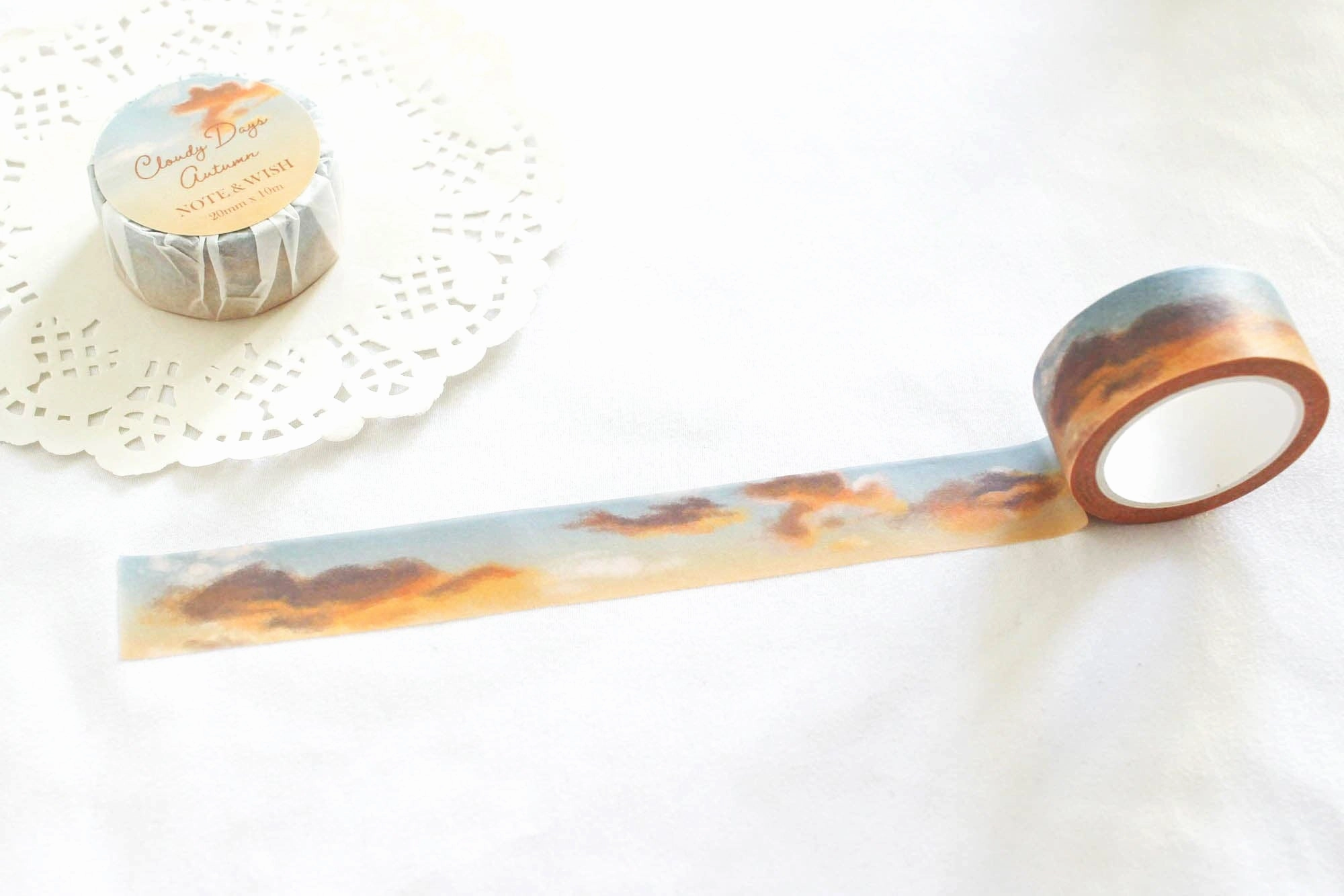 Cloudy Days Autumn Washi Tape stackable