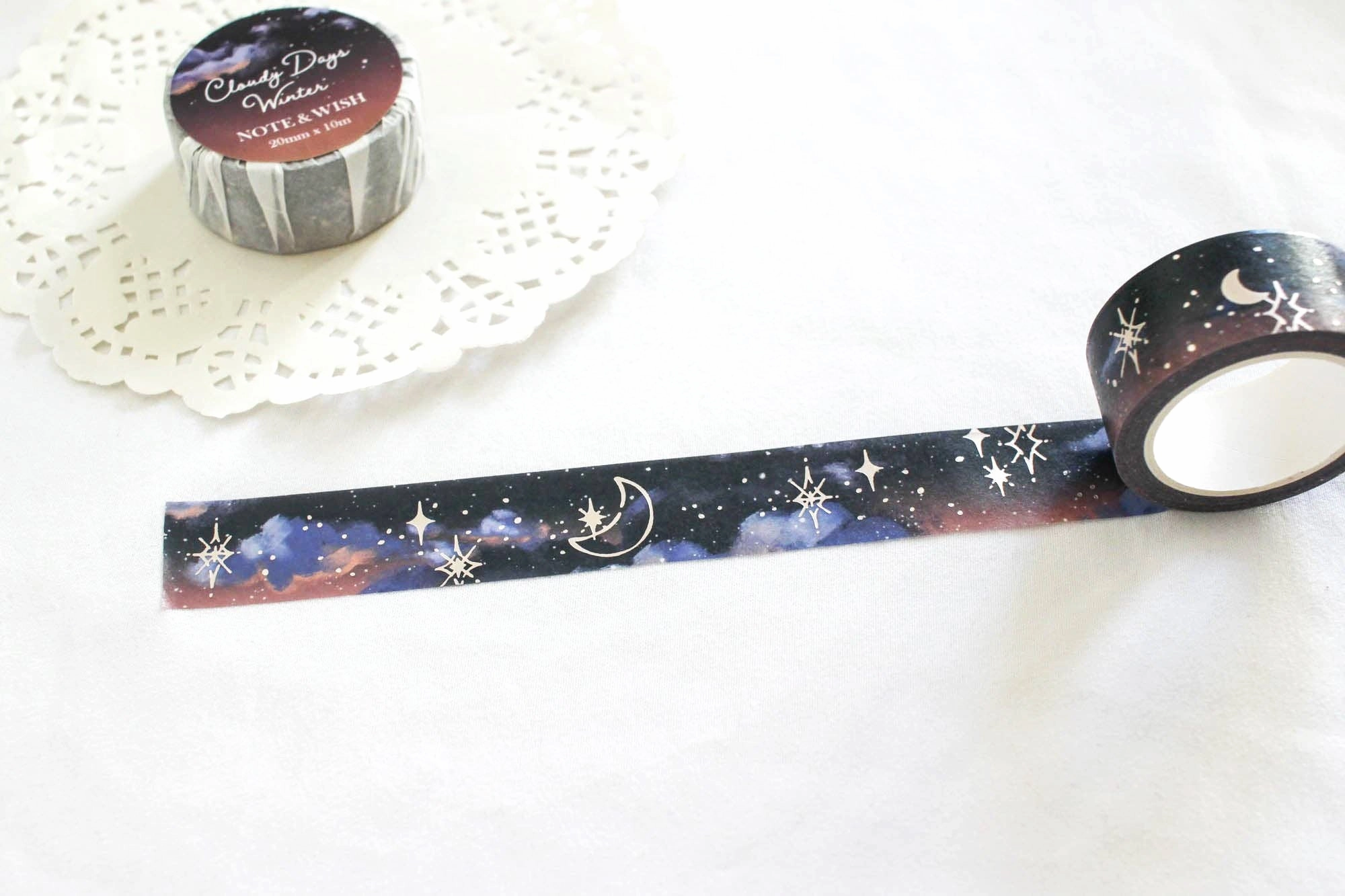 matte Cloudy Days Winter Washi Tape