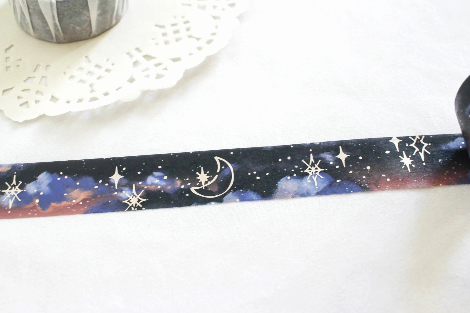 Cloudy Days Winter Washi Tape square ergonomic