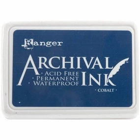vivid single Cobalt Ranger Archival Ink Pad #0