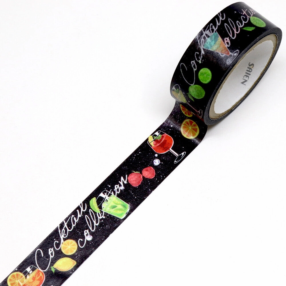 Cocktail Collection Washi Tape refined rubber