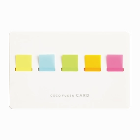 professional flat Coco Fusen Card Color Standard M