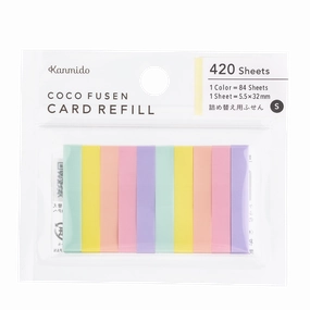 plastic Coco Fusen Card Refill Color Sunlight S