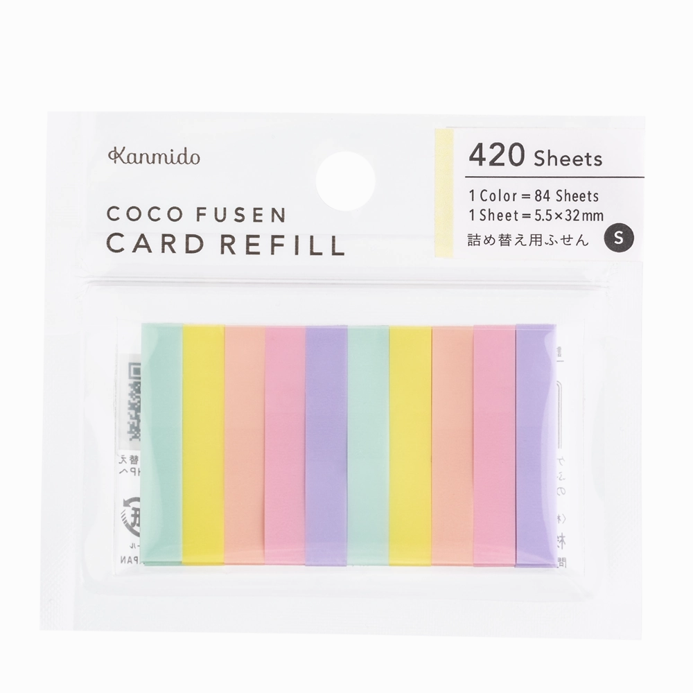 plastic Coco Fusen Card Refill Color Sunlight S