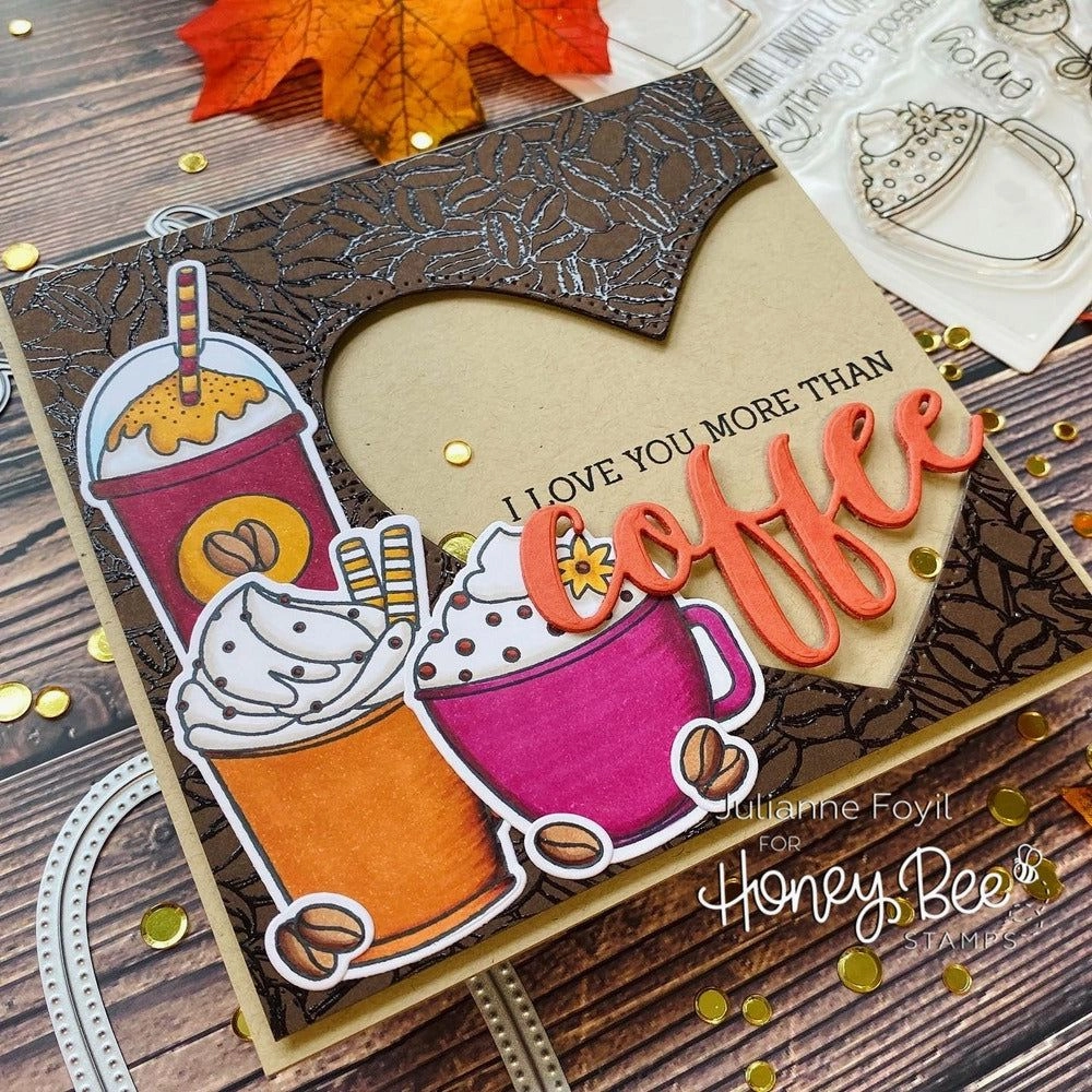 organic Coffee - 3X4 Stamp Set