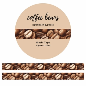 daily Coffee Beans Washi Tape