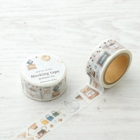 Coffee Washi Tape Nakauchi Waka stackable