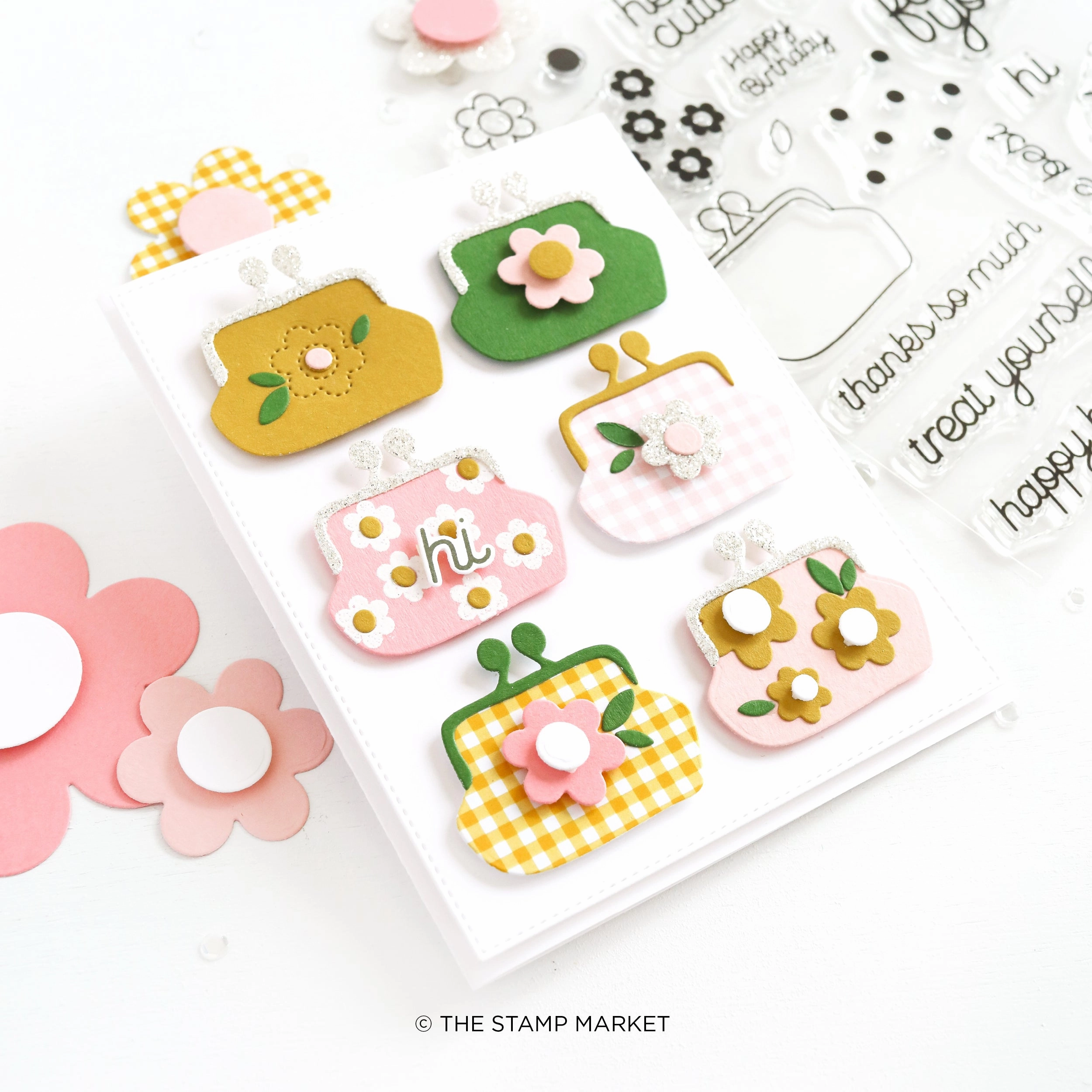 antislip Coin Purse Cutie Stamp