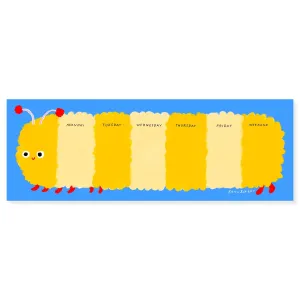 economical Colin Caterpillar Weekly Desk Planner