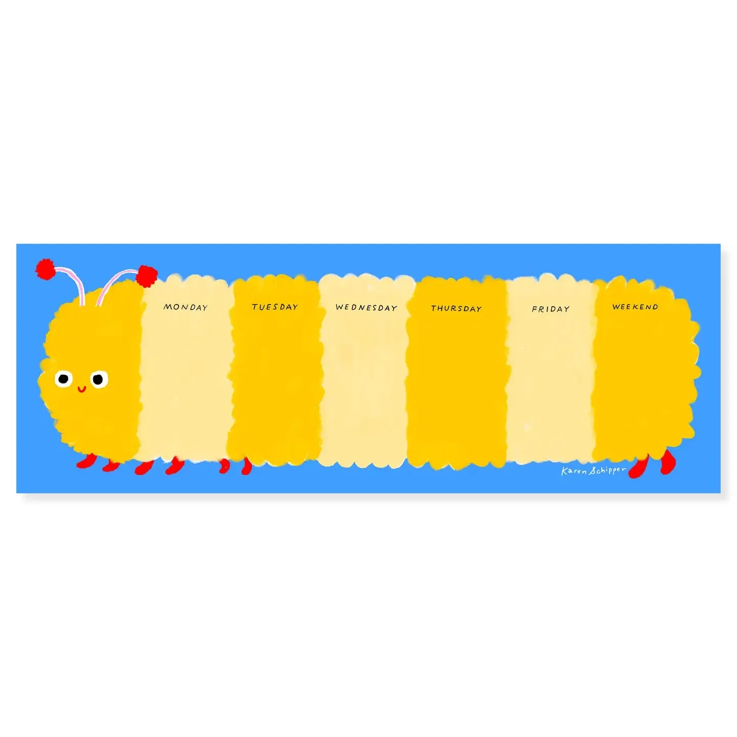 economical Colin Caterpillar Weekly Desk Planner