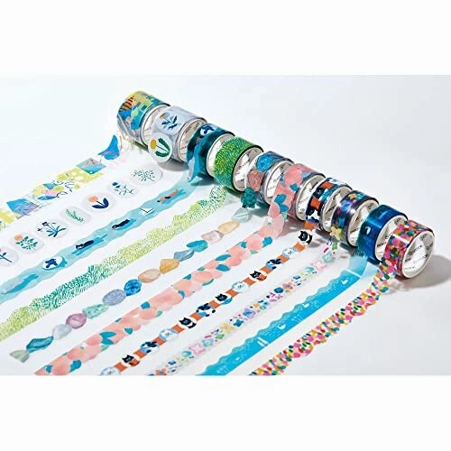 collapsible Collage Clear Tape Soda