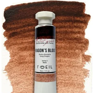 thin loose Dragon'S Blood Pbr25 - Artist Grade Handmade Honey Based Watercolor Tube 15Ml