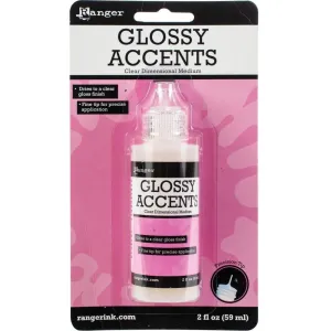 Ranger Inkssentials Glossy Accents 2Oz earthy new