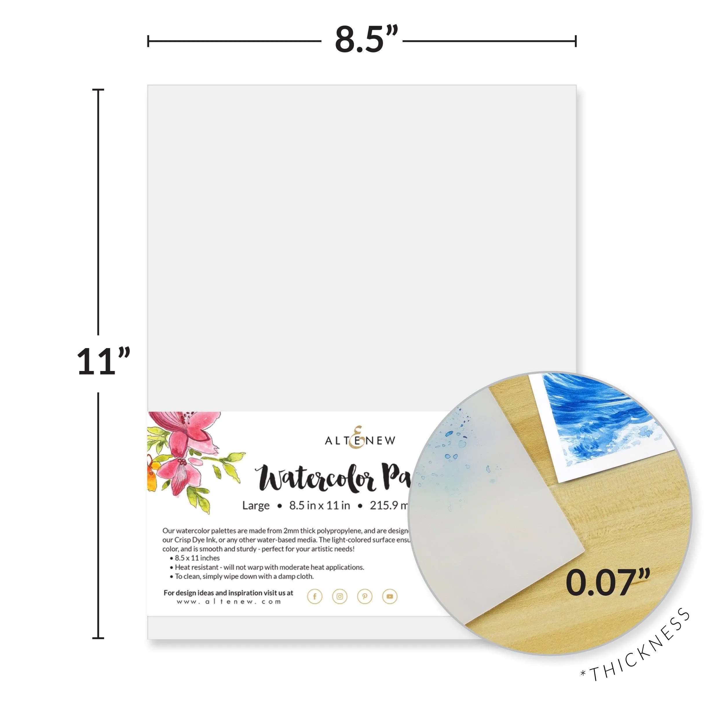 adjustable Watercolor Palette - Large