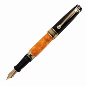 linen seasonal Aurora Optima Auroloide Gold O Sole Mio Fountain Pen
