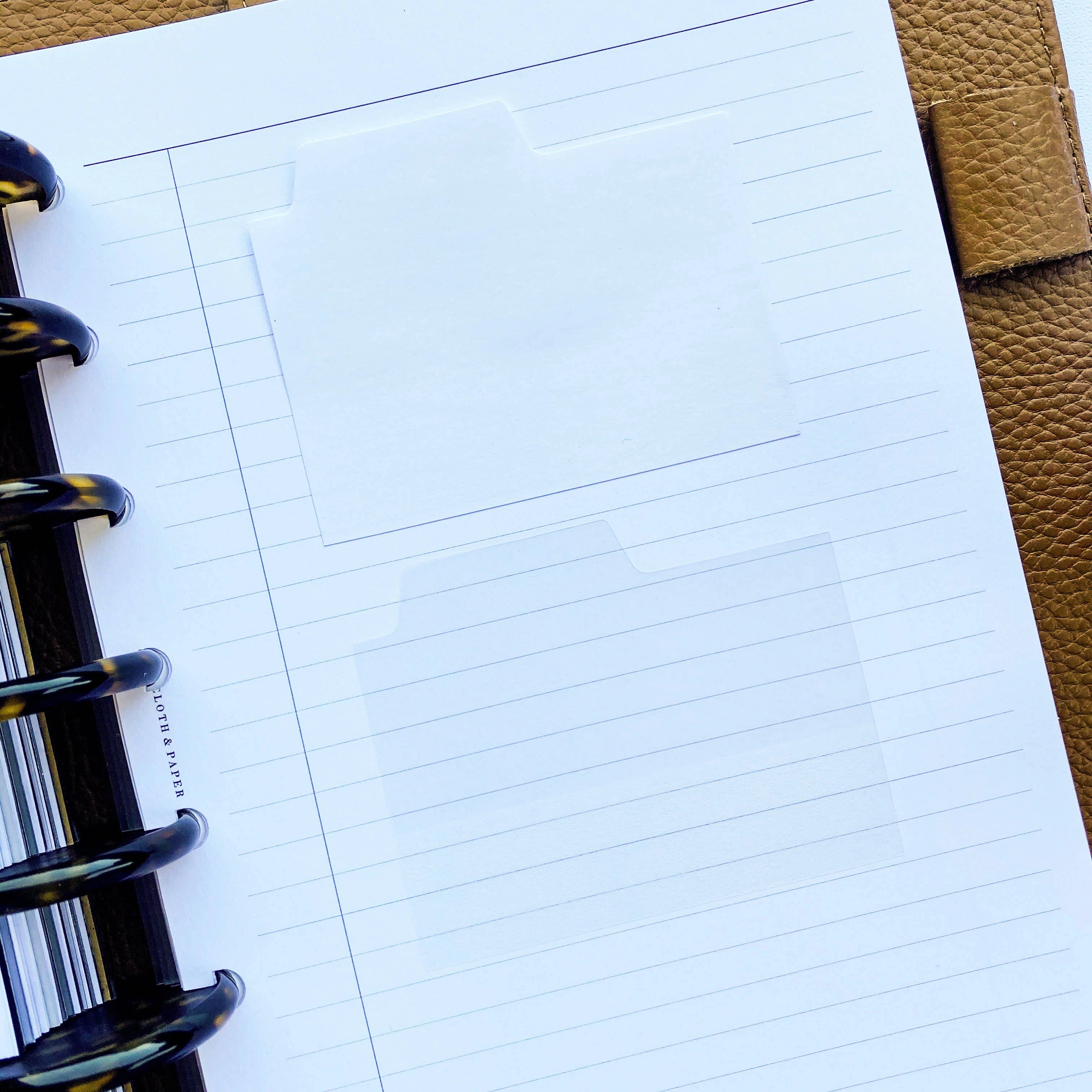 Blank Tab Sticky Note Set | Ephemera robust premium