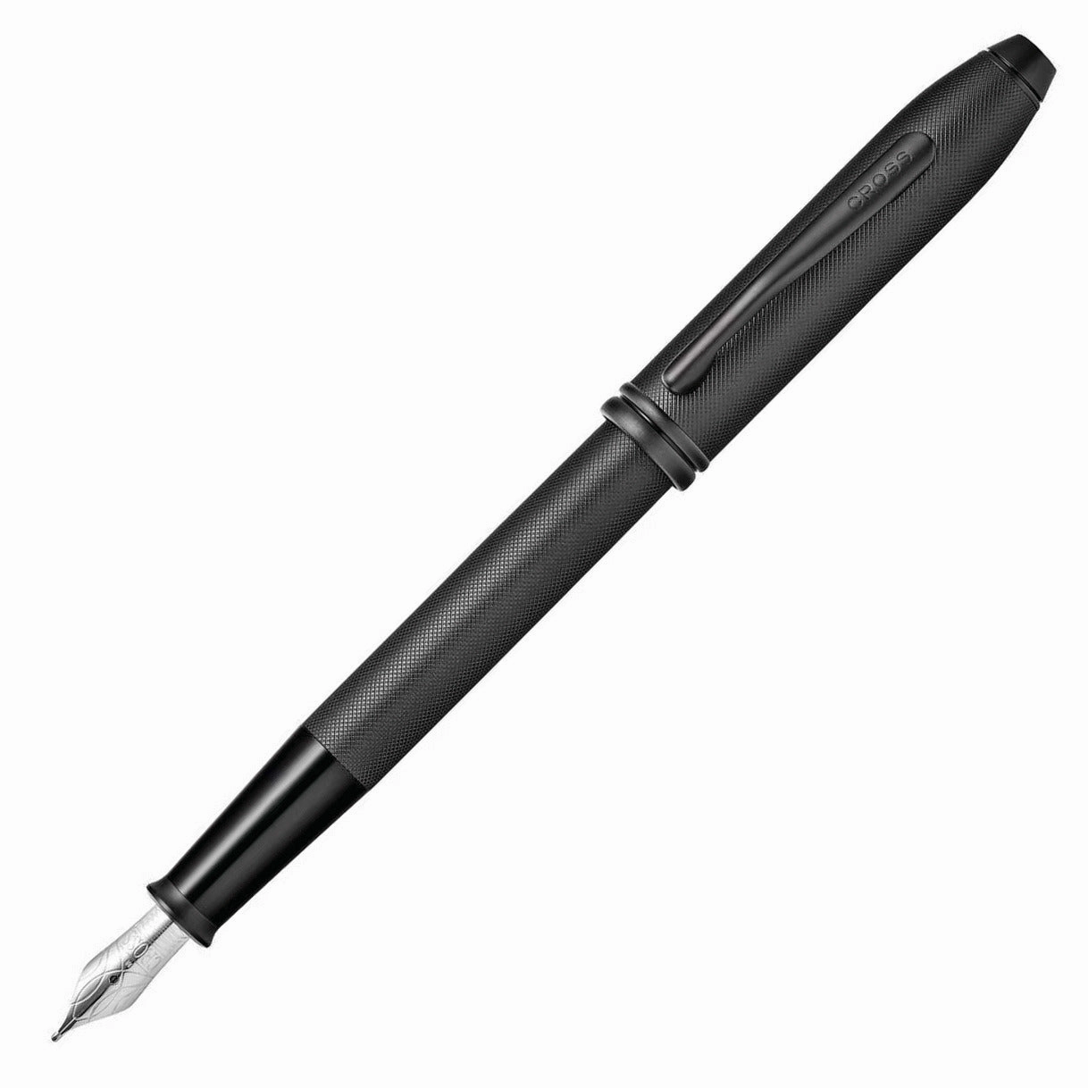 organic Cross Townsend Black Micro Knurl Fountain Pen