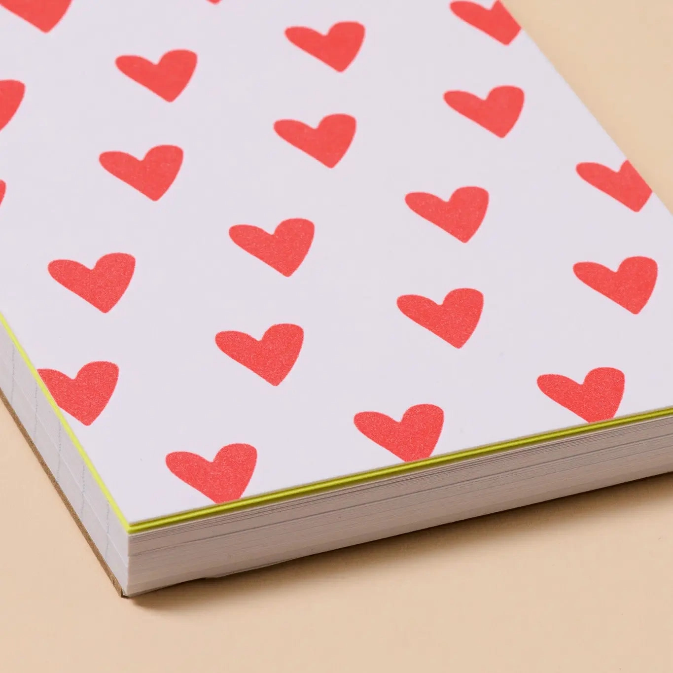 Hearts Reporter'S Spiral Bound Letterpress Notebook affordable
