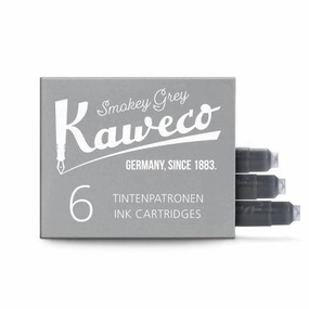 neutral Kaweco 6-Pack Ink Cartridge Smokey Grey