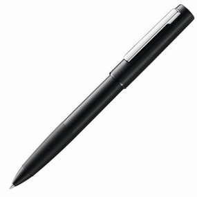 special stackable Lamy Aion Black Rollerball Pen