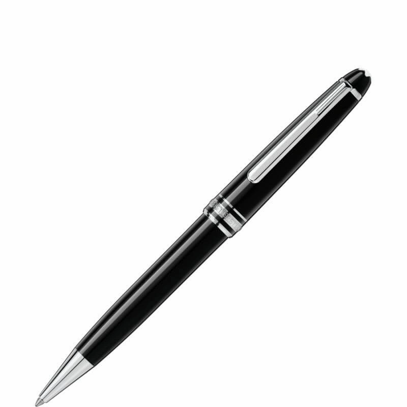 Montblanc Meisterstck Platinum-Coated Classique Ballpoint Pen round bold