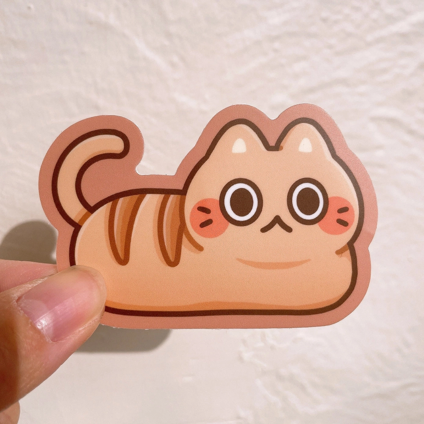 bestselling luxury Stickyriceco Vinyl Sticker - Loaf Cat