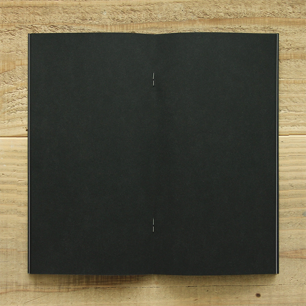 warm Traveler'S Factory Partner Shop Regular Size Black Kraft Paper Notebook